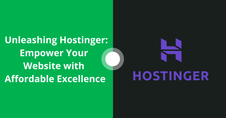 Hostinger: Empower your Website