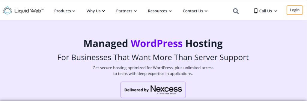 Liquid web: Managed WordPress Hosting