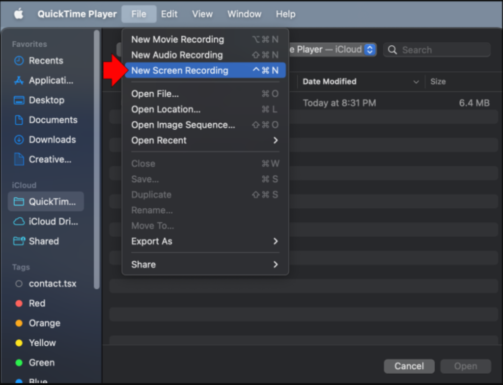 How to Screen Record on Mac: Quick Time Player