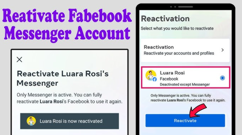 How to deactivate facebook messenger: Reactivate Facebook Messenger